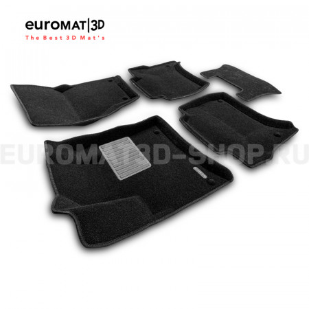 Текстильные 3D коврики Euromat3D Business в салон для Porsche Cayenne (2010-2017) № EMC3D-004101 Текстильные 3D коврики Euromat3D Business в салон для Porsche Cayenne (2010-2017) № EMC3D-004101