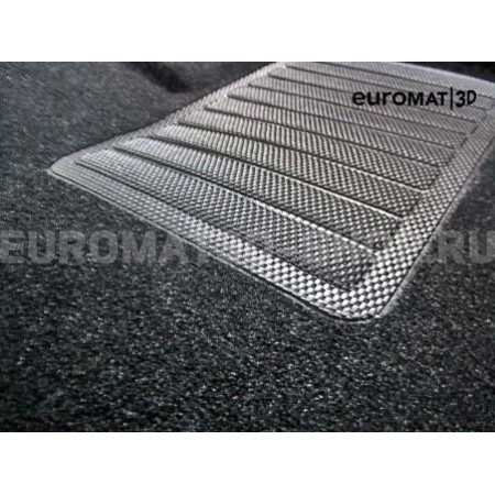 Текстильные 3D коврики Euromat3D Business в салон для Subaru Outback (2010-2019) № EMC3D-004704