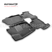 Текстильные 3D коврики Euromat3D Business в салон для Toyota Rav 4 Long (2006-2013) № EMC3D-005126G Серые Текстильные 3D коврики Euromat3D Business в салон для Toyota Rav 4 Long (2006-2013) № EMC3D-005126G Серые