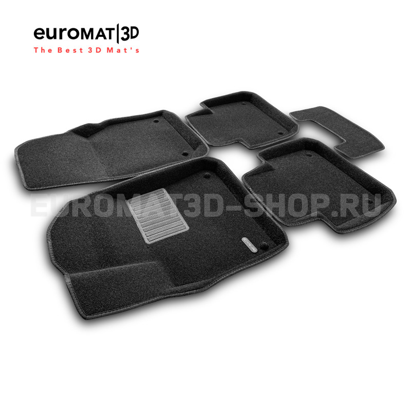 Текстильные 3D коврики Euromat3D Premium в салон для Volkswagen Touareg (2018-) № EMPR3D-004106 Текстильные 3D коврики Euromat3D Premium в салон для Volkswagen Touareg (2018-) № EMPR3D-004106