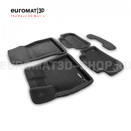 3D коврики Euromat3D EVA в салон для Audi Q5 (2017-2020) № EM3DEVA-001101