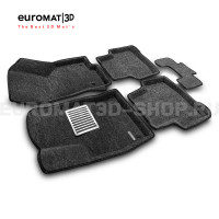 Текстильные 3D коврики Euromat3D Lux в салон для Volkswagen Taos (2021-) № EM3D-004501G Серые Текстильные 3D коврики Euromat3D Lux в салон для Volkswagen Taos (2021-) № EM3D-004501G Серые