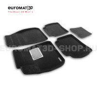 Текстильные 3D коврики Euromat3D Lux в салон для Opel Insignia (2017-) № EM3D-001507