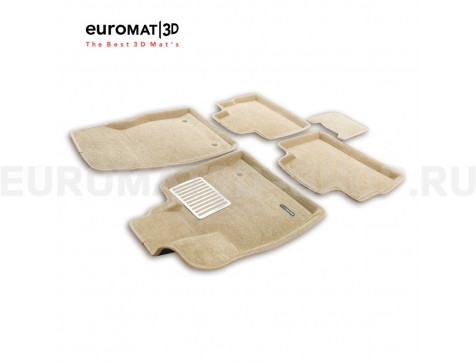 Текстильные 3D коврики Euromat3D Lux в салон для Jaecoo J8 (2024-) № EM3D-000031T Бежевые Текстильные 3D коврики Euromat3D Lux в салон для Jaecoo J8 (2024-) № EM3D-000031T Бежевые