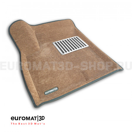 Текстильные 3D коврики Euromat3D Lux в салон для Jetour X90 PLUS (2023-) № EM3D-000021R Коричневые Текстильные 3D коврики Euromat3D Lux в салон для Jetour X90 PLUS (2023-) № EM3D-000021R Коричневые